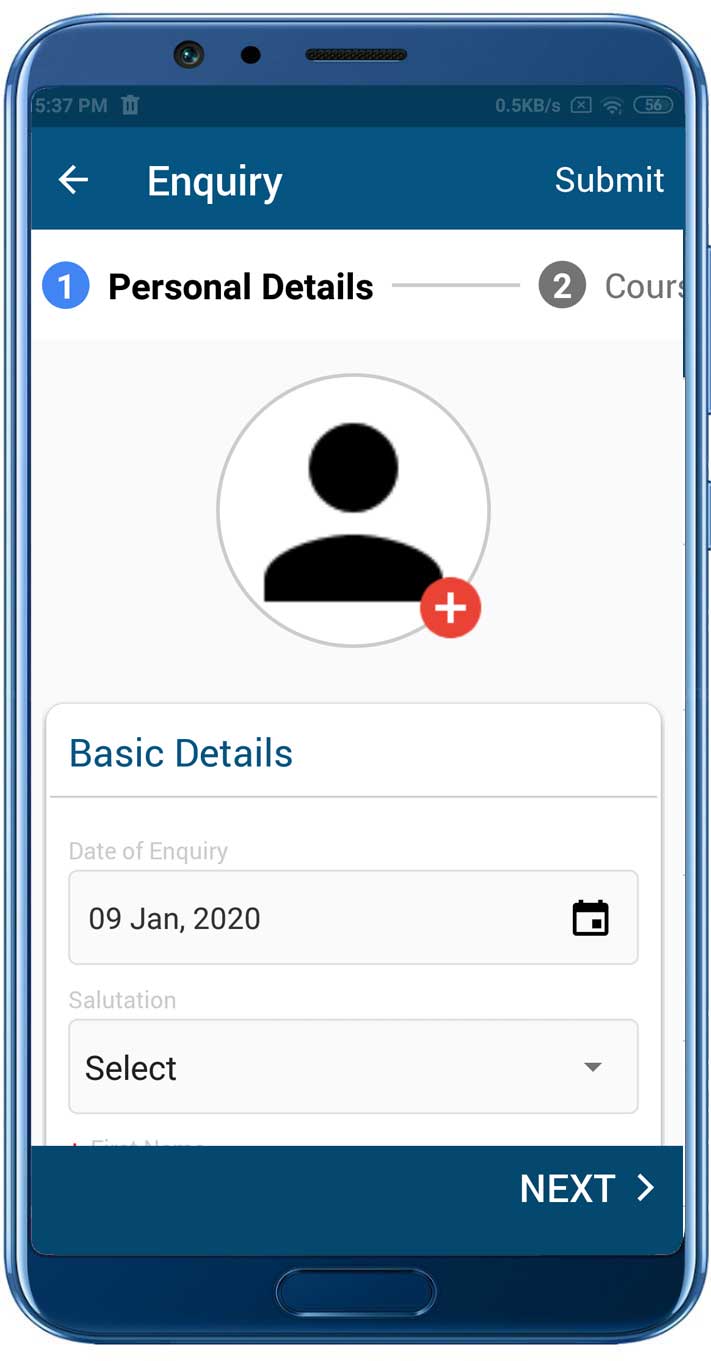 Add Enquiry